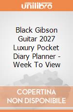 Black Gibson Guitar 2027 Luxury Pocket Diary Planner - Week To View giochi
