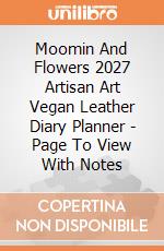 Moomin And Flowers 2027 Artisan Art Vegan Leather Diary Planner - Page To View With Notes giochi