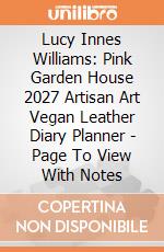 Lucy Innes Williams: Pink Garden House 2027 Artisan Art Vegan Leather Diary Planner - Page To View With Notes giochi