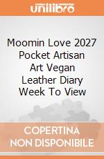 Moomin Love 2027 Pocket Artisan Art Vegan Leather Diary Week To View giochi