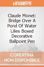 Claude Monet: Bridge Over A Pond Of Water Lilies Boxed Decorative Ballpoint Pen giochi