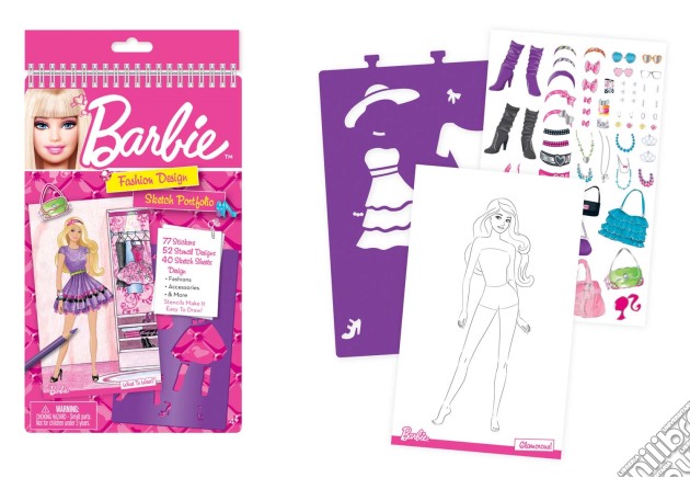 Barbie - Compact Sketch Portfolio Style gioco
