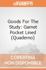 Goods For The Study: Garnet Pocket Lined (Quaderno) giochi