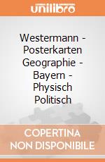 Westermann - Posterkarten Geographie - Bayern - Physisch Politisch gioco