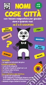 Nomi cose città con tessere magnetiche per giocare dove e quando vuoi giochi
