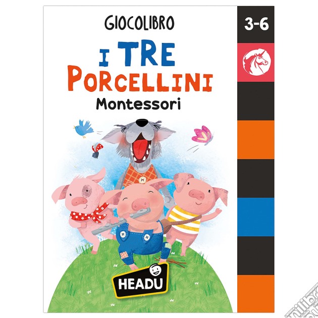 I tre porcellini Montessori. Giocolibro. Ediz. a colori gioco