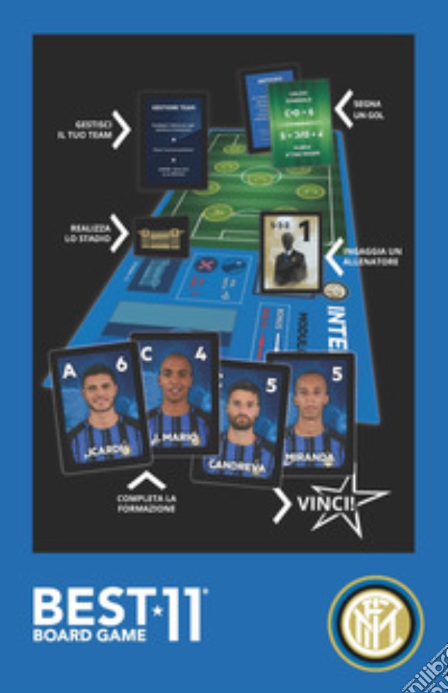 Inter. Best 11 board game gioco di Tranchina Paolo, Cavalli Lorenzo