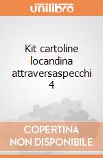 Kit cartoline locandina attraversaspecchi 4 giochi