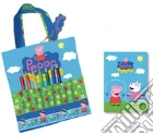 Peppa Pig - Set Borsina+Matite+Quaderno giochi