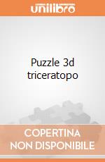 Puzzle 3d triceratopo puzzle