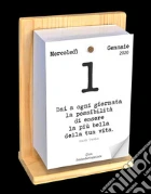 Calendario geniale 2020. Leggi le frasi filosofiche. Con supporto in legno naturale gioco