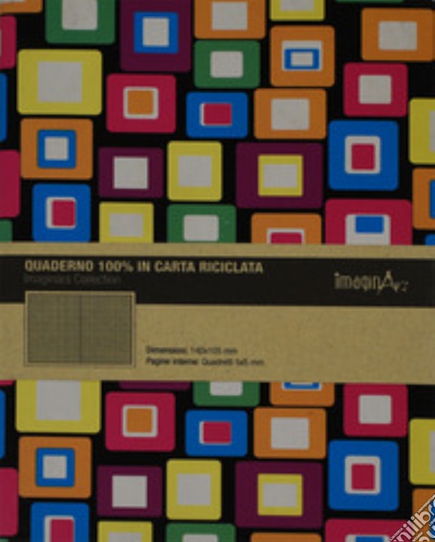 Quaderno Recycled Quadri 10x14 gioco di ImaginArs