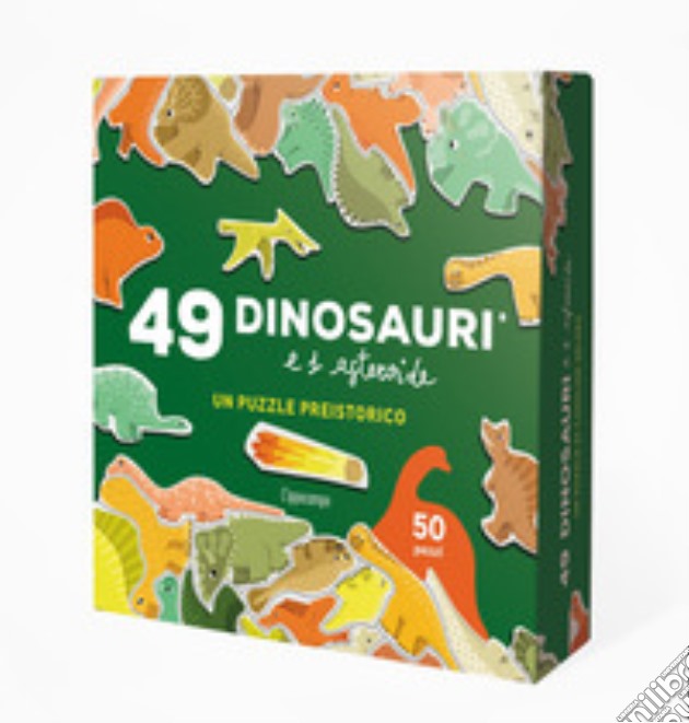 49 dinosauri e un asteroide. Un puzzle preistorico gioco di Maupetit Léa