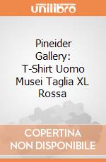 Pineider Gallery: T-Shirt Uomo Musei Taglia XL Rossa giochi