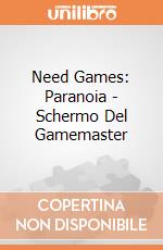 Need Games: Paranoia - Schermo Del Gamemaster giochi