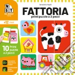 Fattoria. Primi puzzle 2 pezzi giochi