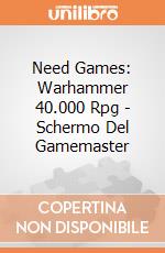 Need Games: Warhammer 40.000 Rpg - Schermo Del Gamemaster giochi