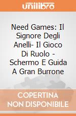 Need Games: Il Signore Degli Anelli- Il Gioco Di Ruolo - Schermo E Guida A Gran Burrone giochi