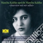 (Audiolibro) Gisela Zoch-Westphal: Mascha Kaleko Interview Mit Mir Selbst (Tedesco)