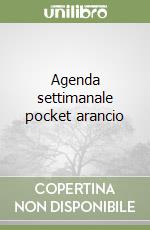 Agenda settimanale pocket arancio libro