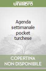 Agenda settimanale pocket turchese libro