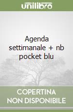 Agenda settimanale + nb pocket blu libro