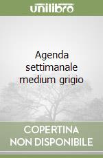 Agenda settimanale medium grigio libro