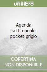 Agenda settimanale pocket grigio libro