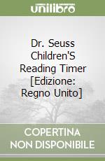 Dr. Seuss Children'S Reading Timer [Edizione: Regno Unito] libro