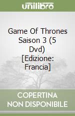 Game Of Thrones Saison 3 (5 Dvd) [Edizione: Francia] libro usato