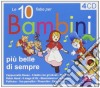 (Audiolibro) 10 Fiabe Per Bambini (4 Cd)  di Artisti Vari