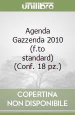 Agenda Gazzenda 2010 (f.to standard) (Conf. 18 pz.) libro