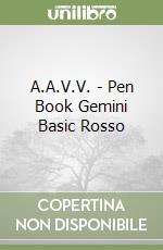 A.A.V.V. - Pen Book Gemini Basic Rosso libro