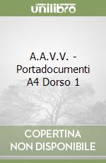 A.A.V.V. - Portadocumenti A4 Dorso 1 libro