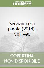 Servizio della parola (2018). Vol. 496 libro