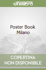 Poster Book Milano libro