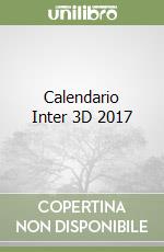 Calendario Inter 3D 2017 libro