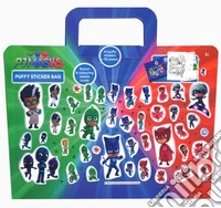 Puffy sticker bag. PJ Masks libro