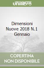 Dimensioni Nuove 2018 N.1 Gennaio libro