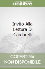 Invito Alla Lettura Di Cardarelli