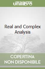 Real and Complex Analysis