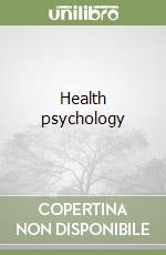 Health psychology