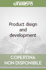 Product disign and development libro