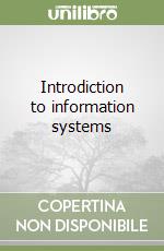 Introdiction to information systems libro