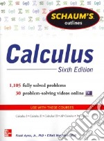 Schaum's Outline of Calculus: 1.105 Solved Problems. Con DVD libro