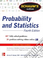 Schaum's outline of probability and statistics