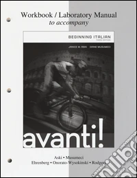 Workbook-laboratory manual to accompany Avanti! Beginning italian libro