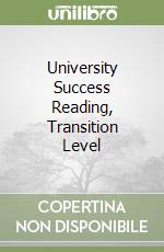 University Success Reading, Transition Level