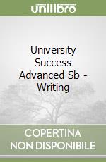 University Success Advanced Sb - Writing libro