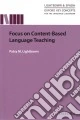Oxf KCLC. Focus on content-based language teaching